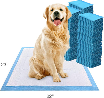 Wee-Wee Superior Performance Unscented Pee Pads for Dogs & Puppies, Quilted Leak-Proof Dog Housebreaking Potty Training Floor Protection, 22" X 23", 200 Count