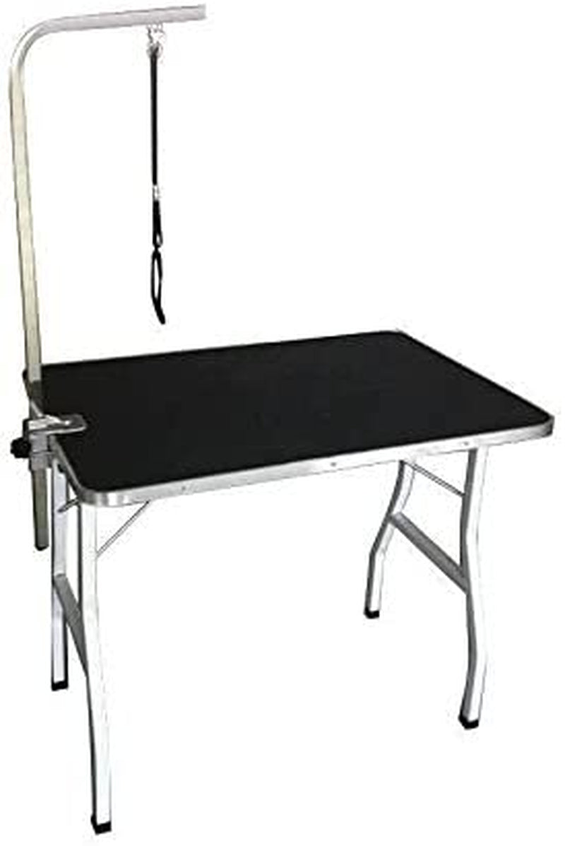 Dog Grooming Table Adjustable Pet Grooming Table Heavy Duty Cat Grooming Table Portable Master Equipment Grooming Table with Arm/Noose, Professional Drying Table for Dogs, Cats