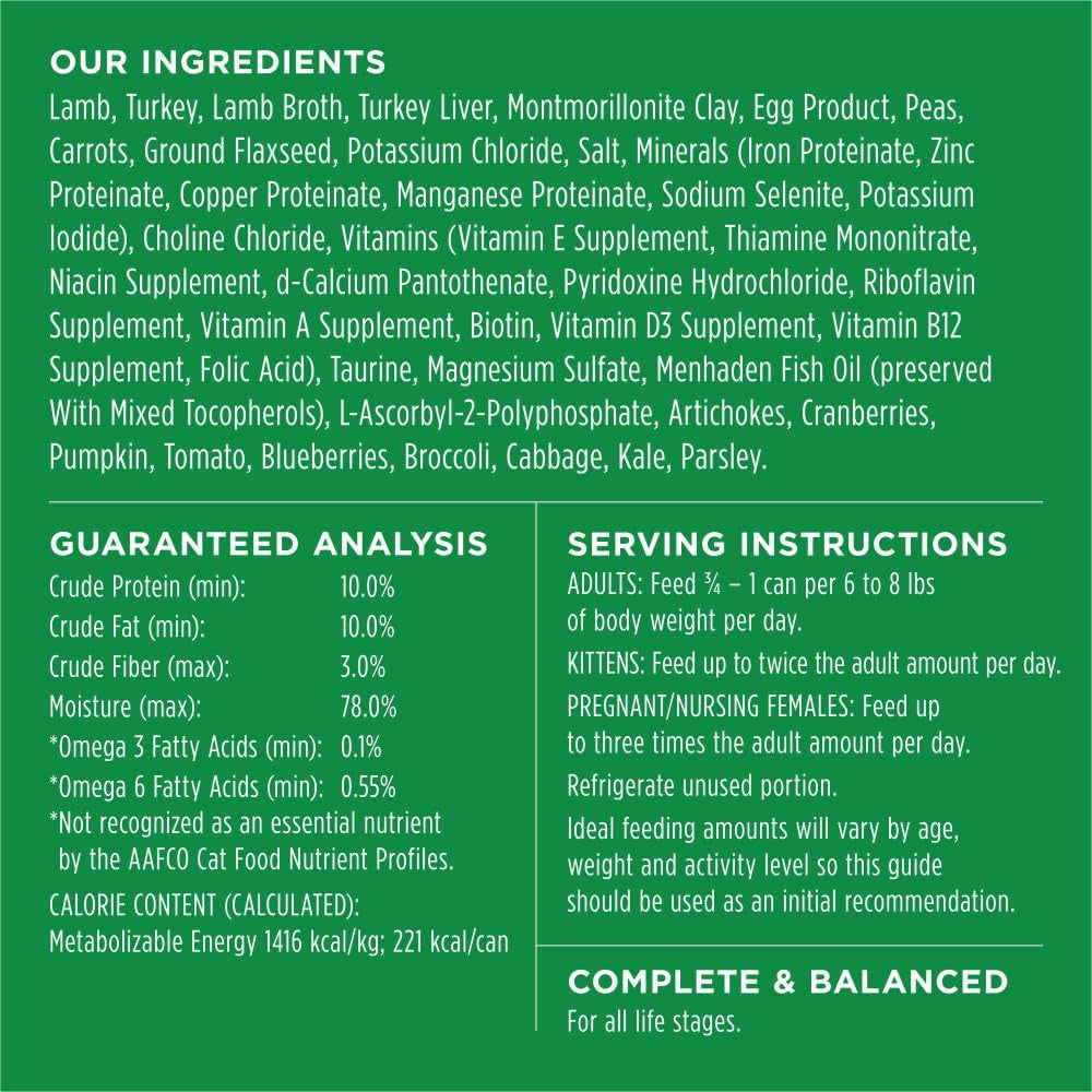 Original Grain Free Real Lamb Recipe Natural Wet Canned Cat Food by Nature'S Variety, 5.5 Ounce (Pack of 12)